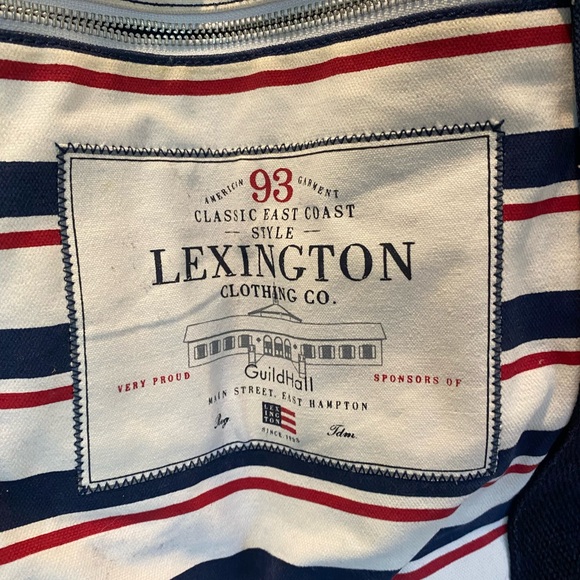 Limited Edition Lexington & Co. x Guild Hall Red/White/Blue Striped Tote - Picture 3 of 8